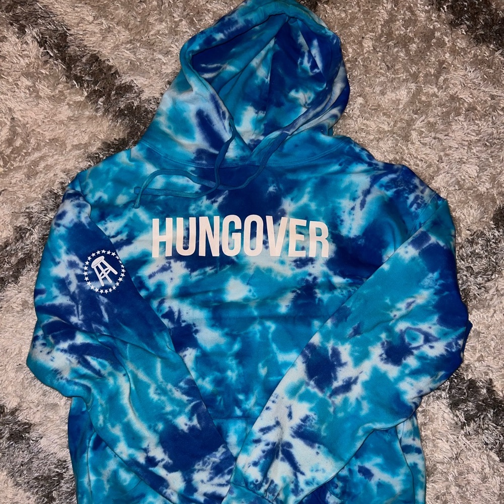 Barstool Hungover Tie Dye Hoodie XL